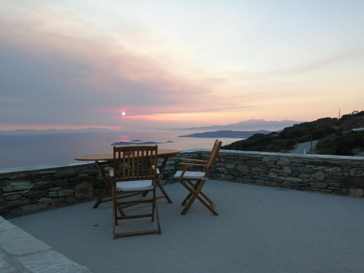 Aegean Deep Blue Andros Ano Aprovato Apartment Luaran gambar