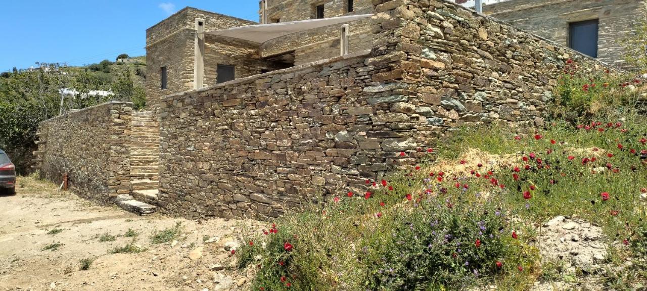 Aegean Deep Blue Andros Ano Aprovato Apartment Luaran gambar